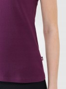 Damska koszulka bawełniana 4F TSHF1990 50S ciemny fiolet S