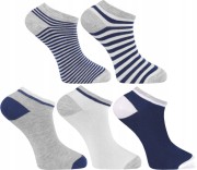 Męskie skarpety stopki Moraj CSM170-306 5-pak 43-45