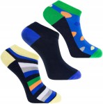 Męskie skarpety bawełniane Moraj 3-pak CSM170-046 mix kolorów