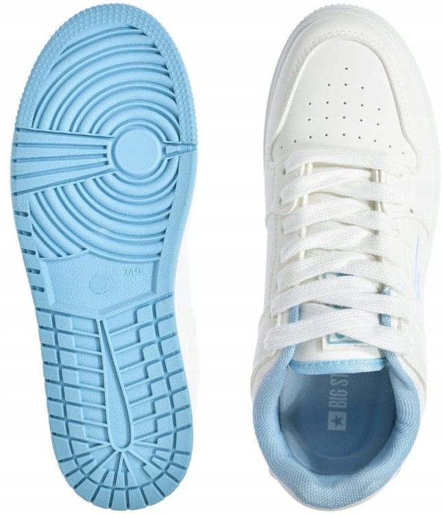 Damskie buty sportowe Big Star sneakersy RR274A244 biały/niebieski 36