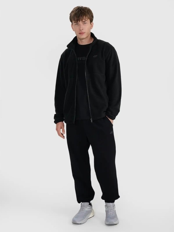 Męski polar 4F bluza polarowa FLEM316 20S czarny 3XL