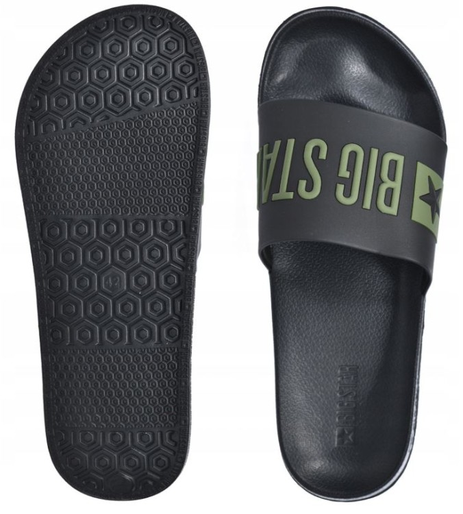 Męskie klapki sportowe Big Star SS174359 czarny 40
