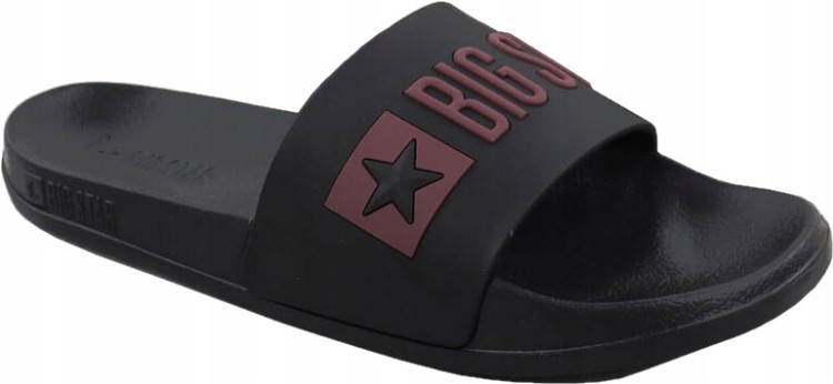 Damskie klapki Big Star SS274708 czarny 36