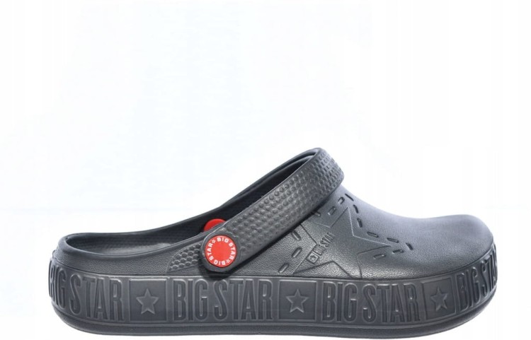 Damskie klapki Big Star II275013 szary 38