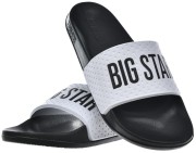 Damskie klapki Big Star MM274713 czarny/biały.JPG