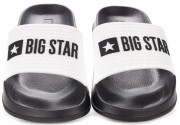 Męskie klapki Big Star JJ174506 czarny/biały.jpg