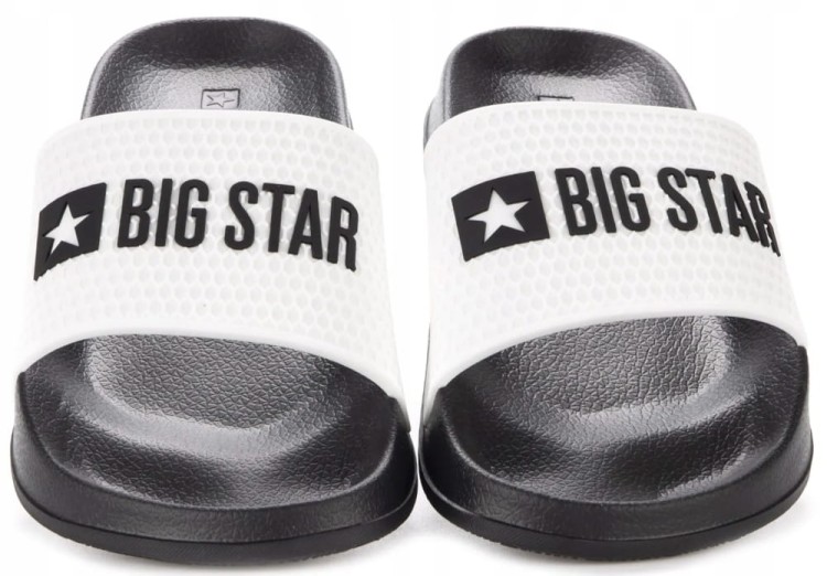 Męskie klapki Big Star JJ174506 czarny/biały.jpg