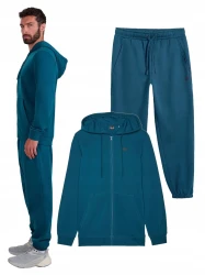 Męski dres 4F M1768+M1140 46S morska zieleń