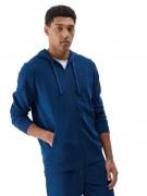 Męska bluza z kapturem 4F SWSM1768 46S  morska zieleń