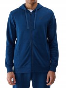 Męska bluza z kapturem 4F SWSM1768 46S  morska zieleń
