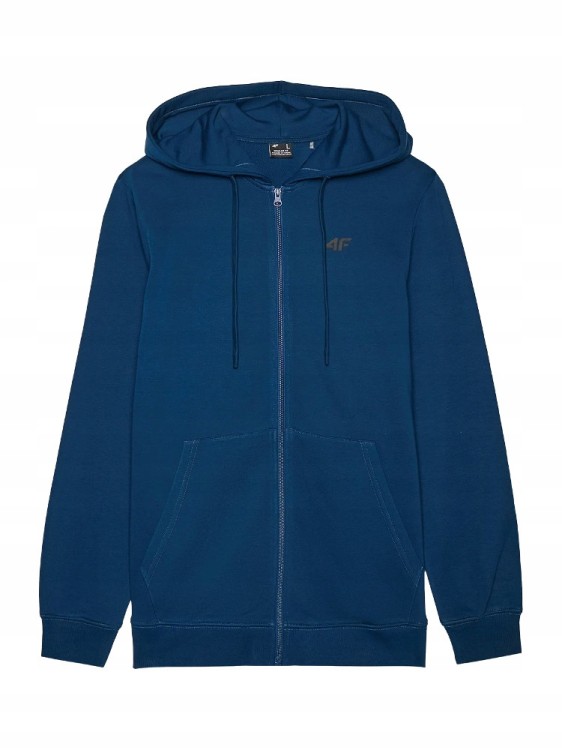 Męska bluza z kapturem 4F SWSM1768 46S  morska zieleń
