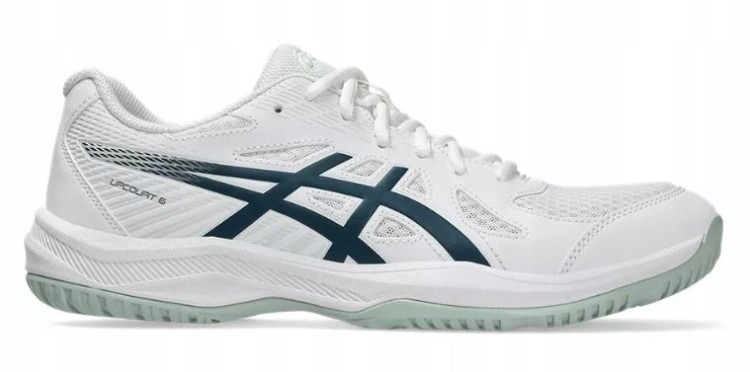 Męskie halowe buty Asics UPCOURT 6 1071A104-104 biały/granatowy