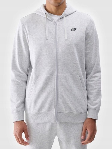 Męska bluza z kapturem 4F SWSM1768 27M j.szary