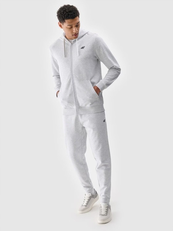 Męska bluza z kapturem 4F SWSM1768 27M j.szary