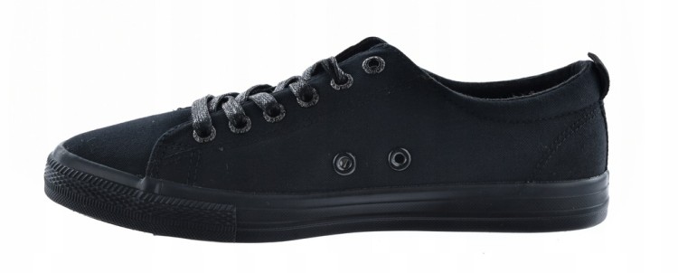 Damskie trampki Big Star tenisówki LL274057 czarny 37