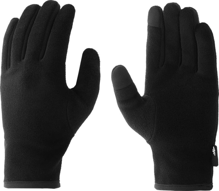 Rękawiczki polarowe 4F GLOU084 20S czarny