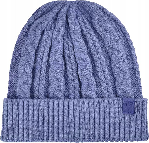 Damska czapka zimowa 4F CAPF457 32S denim