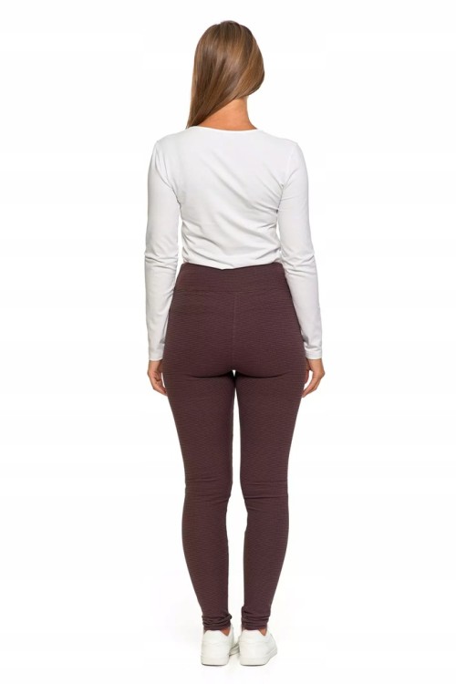 Damskie legginsy Moraj RDL1800-014 brązowy