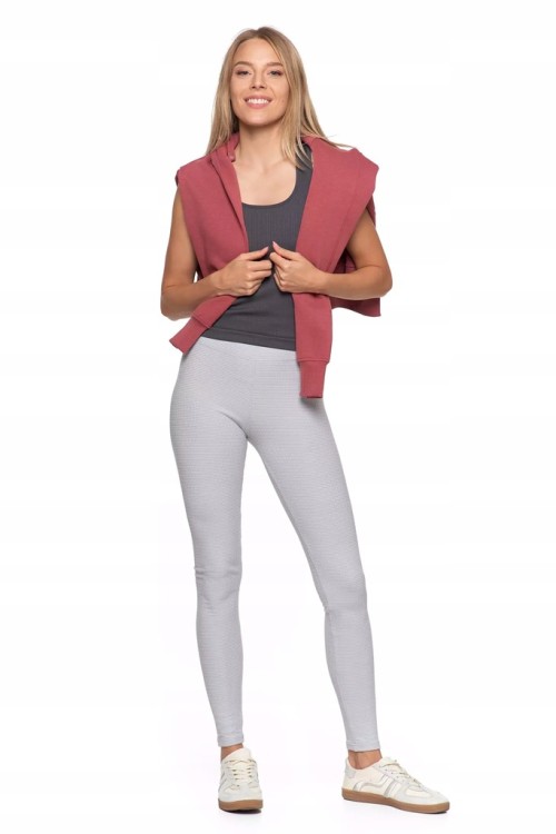 Damskie legginsy Moraj RDL1800-014 jasny szary