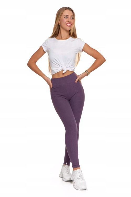 Damskie legginsy Moraj RDL1800-014 fioletowy