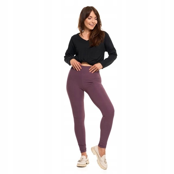 Damskie legginsy Moraj RDL1800-014 fioletowy