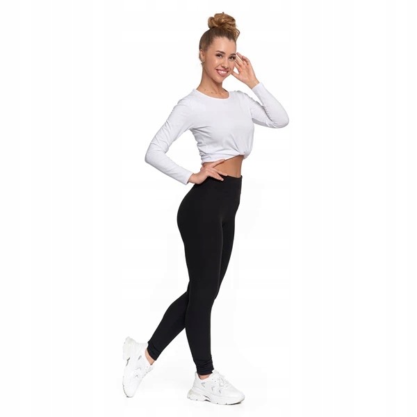Damskie legginsy Moraj RDL1800-014 czarny