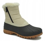 Damskie buty śniegowce Lee Cooper LCJ-24-44-2867L beżowy 37