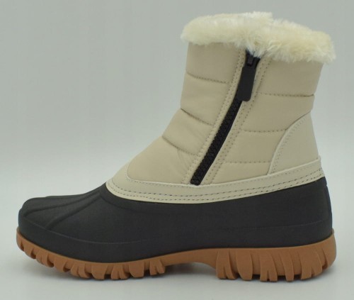 Damskie buty śniegowce Lee Cooper LCJ-24-44-2867L beżowy 37