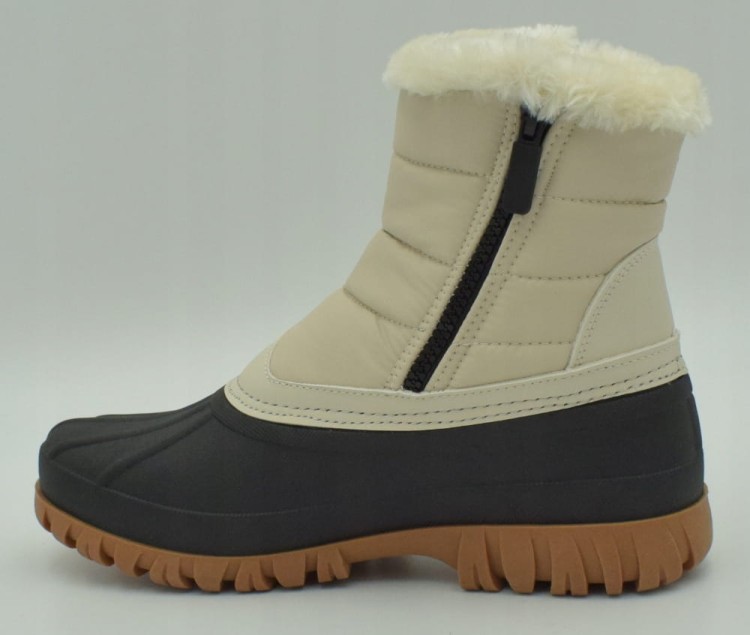 Damskie buty śniegowce Lee Cooper LCJ-24-44-2867L beżowy 37