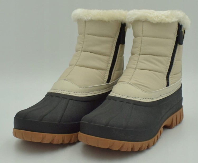 Damskie buty śniegowce Lee Cooper LCJ-24-44-2867L beżowy 37