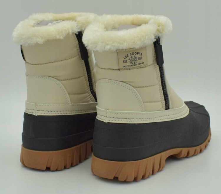 Damskie buty śniegowce Lee Cooper LCJ-24-44-2867L beżowy 37