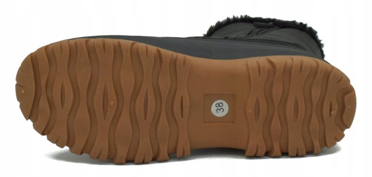 Damskie buty śniegowce Lee Cooper LCJ-24-44-2866L czarny 38