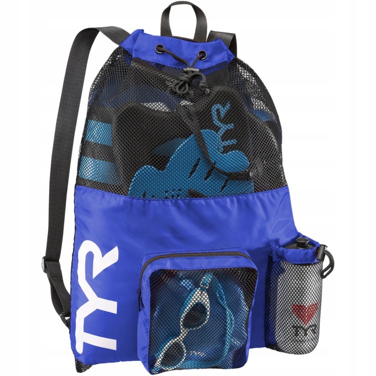 Plecak na basen TYR ALNC BIG MESH MUMMY LBMMB3/428 40L niebieski