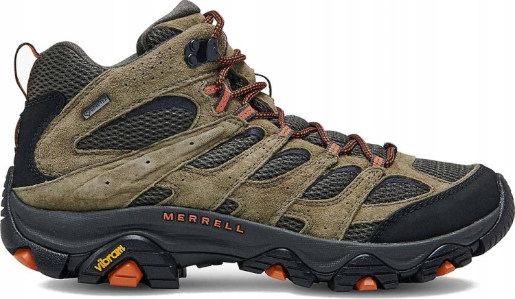 Męskie buty trekkingowe Merrell MOAB 3 MID GTX J035791  oliwkowe