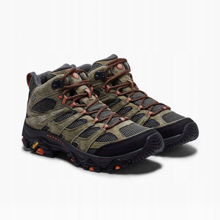 Męskie buty trekkingowe Merrell MOAB 3 MID GTX J035791  oliwkowe
