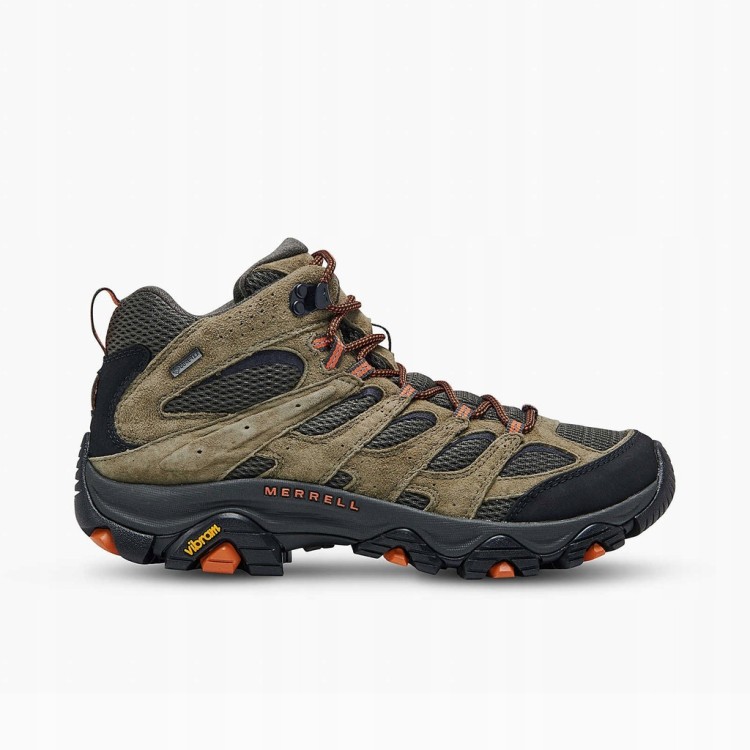 Męskie buty trekkingowe Merrell MOAB 3 MID GTX J035791  oliwkowe