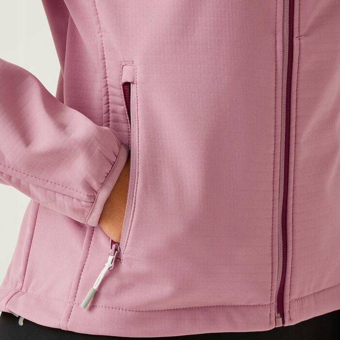 Damska kurtka softshell Regatta RWL217 5C2 różowy