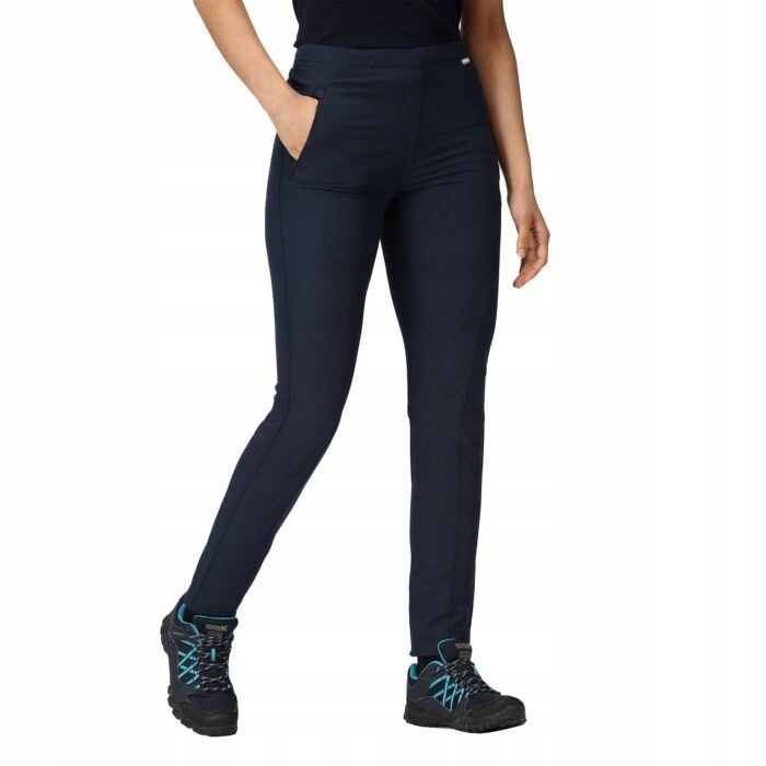 Damskie spodnie trekkingowe ze stretchem Regatta RWJ193R 540 granatowy