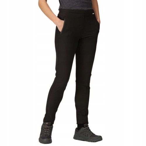 Damskie spodnie trekkingowe ze stretchem Regatta RWJ193R 800 czarny