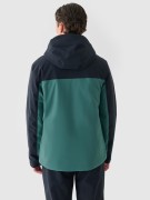 Męska kurtka narciarska 4F AW24 TJAM579 46S czarny/zielony