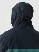 Męska kurtka narciarska 4F AW24 TJAM579 46S czarny/zielony