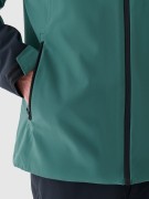 Męska kurtka narciarska 4F AW24 TJAM579 46S czarny/zielony