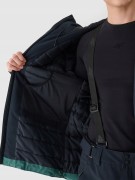 Męska kurtka narciarska 4F AW24 TJAM579 46S czarny/zielony