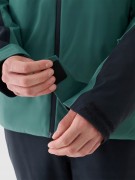 Męska kurtka narciarska 4F AW24 TJAM579 46S czarny/zielony