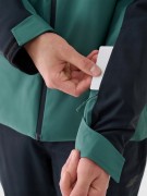 Męska kurtka narciarska 4F AW24 TJAM579 46S czarny/zielony