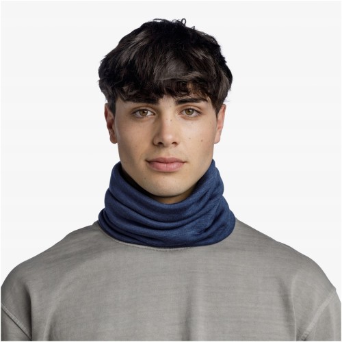 Komin chusta na szyję Buff bandana merino heavyweight 113018 granatowy