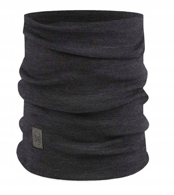 Komin chusta na szyję Buff bandana merino heavyweight 110966 szary