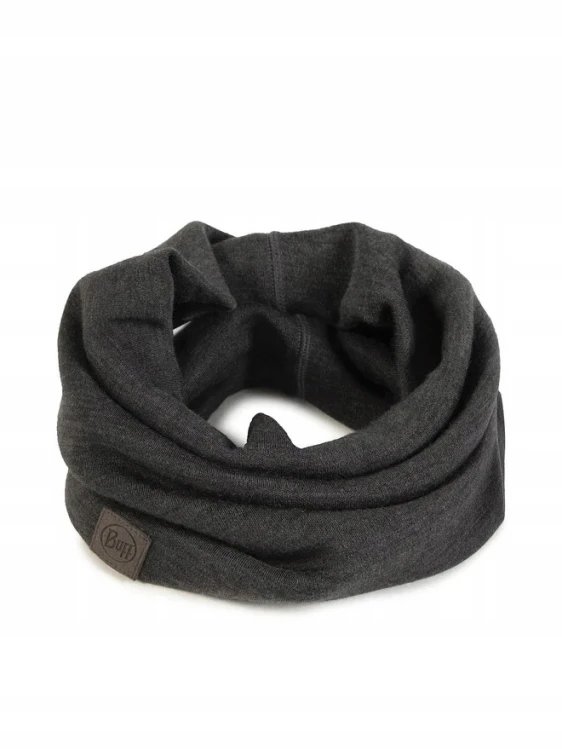 Komin chusta na szyję Buff bandana merino heavyweight 110966 szary
