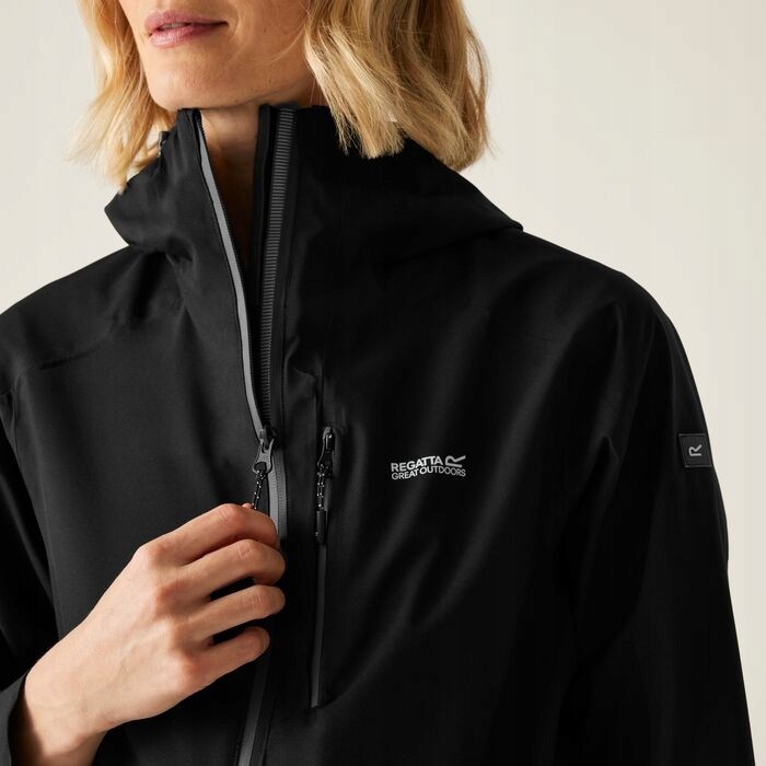 Damska kurtka przeciwdeszczowa Regatta RWW455 L89 czarny