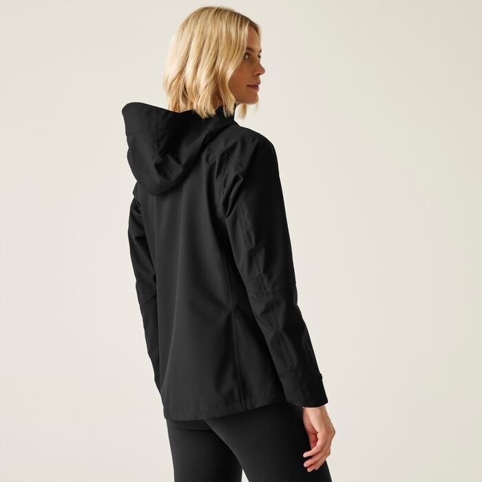Damska kurtka przeciwdeszczowa Regatta RWW455 L89 czarny